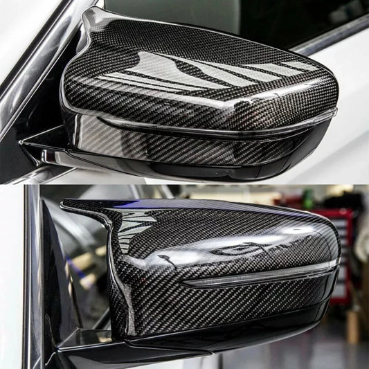 2017-2022 BMW G30 G20 G11 G12 M STYLE CARBON FIBER MIRROR CAPS